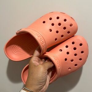 Coral Crocs